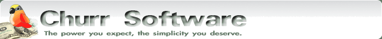 Churr Software banner